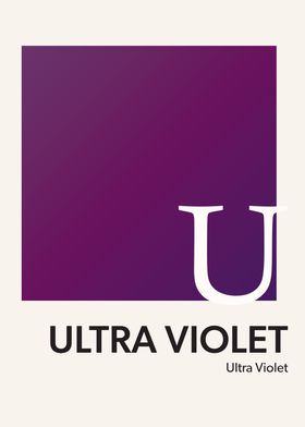 Color Alphabet UltraViolet