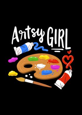 Art Artsy Girl Artist