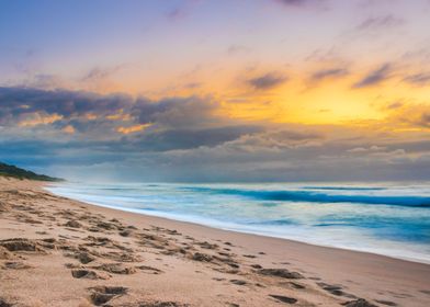 Sunrise over Indian Ocean