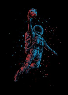 Basketball astronaut