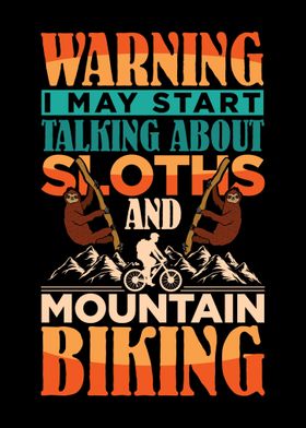 Mountain bike mtb sloth