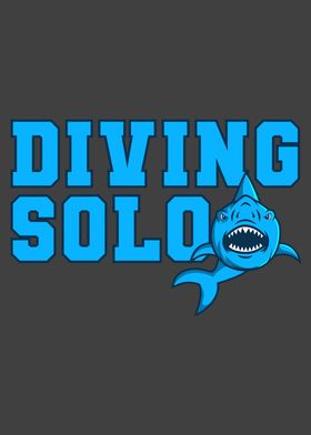 Solo Diving Scuba Diver