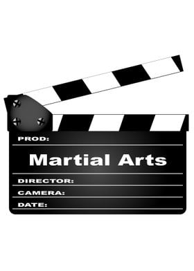Martial Arts Clapperboard