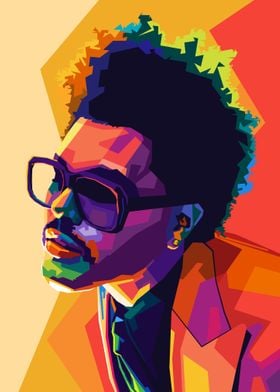 The Weeknd Wpap Pop Art