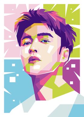 EXO LAY ZHANG POP ART