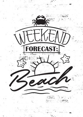 Forecast Beach Wall Art