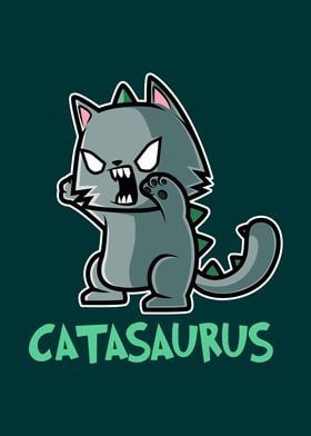 Cat Dinosaur Saurus Rex