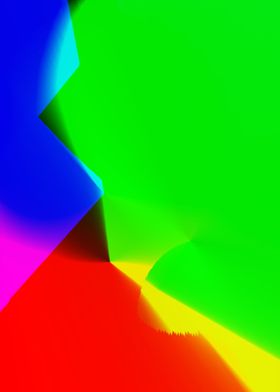 blue green red abstract ar
