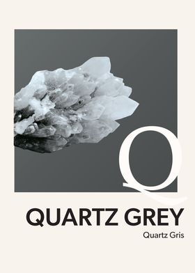 Color Alphabet Quartz Grey