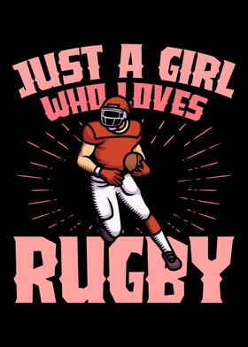 A girl who loves rugby