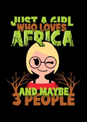 Safari Africa Girl Woman