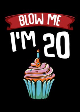 20 Twenty 20th Birthday' Poster by SWAYSHIRT | Displate