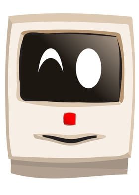 Winking Face Computer