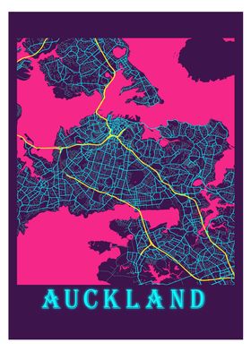 Auckland New Zealand Neon 