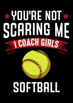 Softball Coach Girls Gift