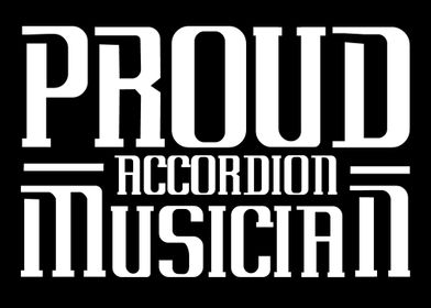 Proud Accordion Musician