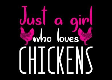 Chickens Girl Joke Hen