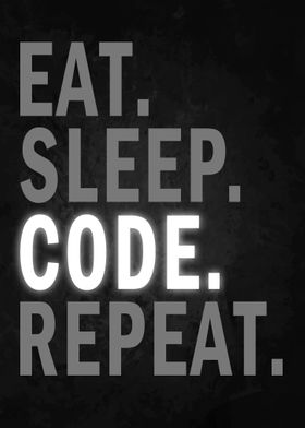 Eat Sleep Code Repeat