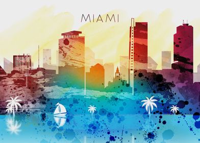 Miami Skyline City