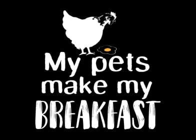 Chicken Breakfast Pet Joke