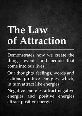 25 The Law of Attraction 