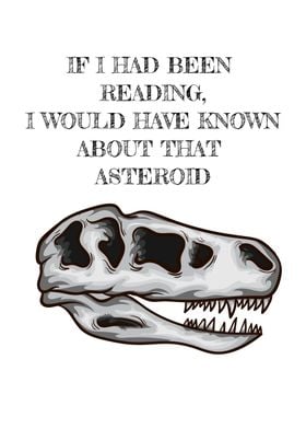 Dinosaurs Reading Asteroid