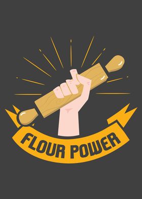 Flour Power Funny Baking 