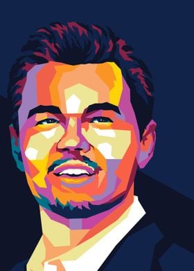 DiCaprio pop art style