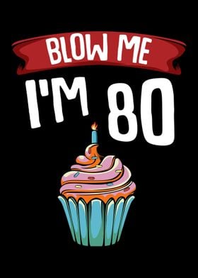 80 Eighty 80th Birthday