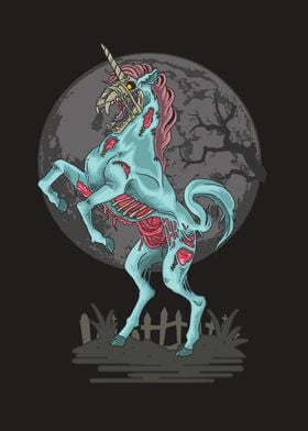 Unicorn zombie nightmare