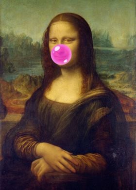 Mona Lisa Bubble Gum 