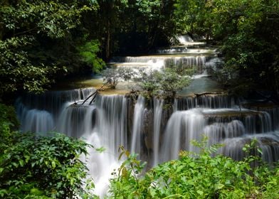 Waterfall Forest Nature