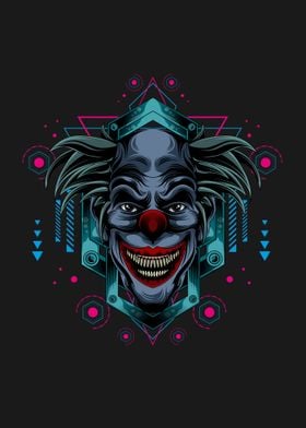 Classic dark clown