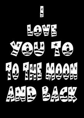 I love you to the moon 