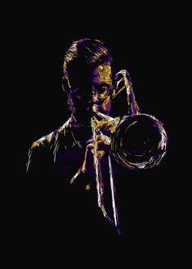 jazz trumpet player