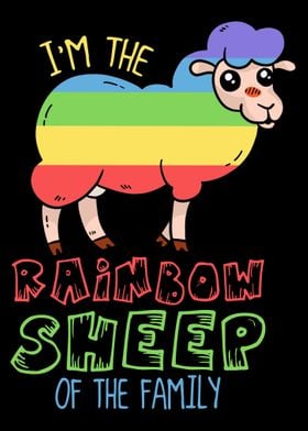 Rainbow Sheep Family