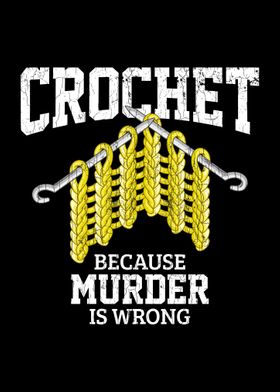 Funny Crochet Apparel Croc