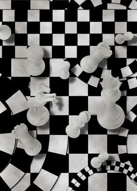 Chess Abstract Art 