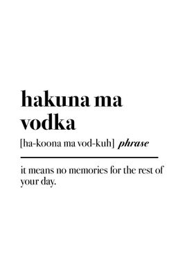 Hakuna Ma Vodka