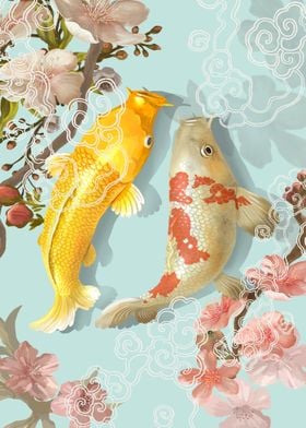 Japan koi Art