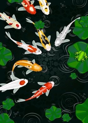 Japan koi Art