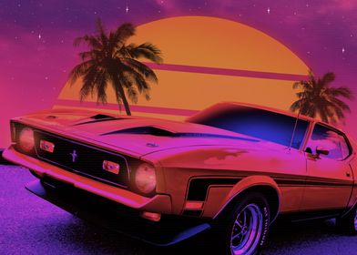 synthwave outrun80s