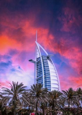 SUNSET BURJ AL ARAB