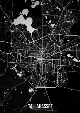 Tallahassee dark map