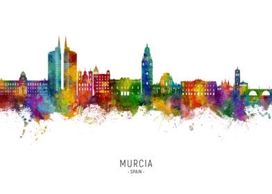 Murcia Skyline Spain