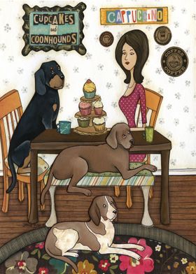 Cupcakes and Coonhounds