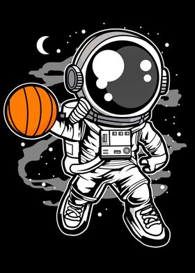 Astronaut Basketball space