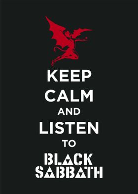 keep Calm and listen music