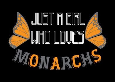 Monarch Butterfly Girl