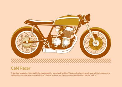 Cafe Racer Motorcycle
